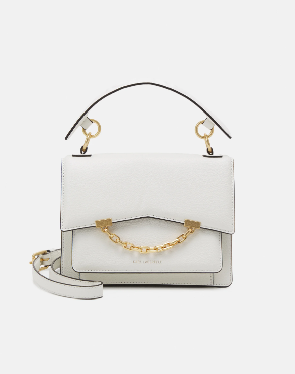 BOLSO DE HOMBRO K/SEVEN DE PIEL FLOR